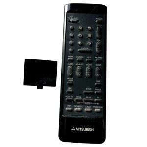 Mitsubishi TV VCR AUX black remote untested 290P005A410100295M